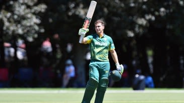 Van Tonder matches de Villiers in SA Under-19 victory
