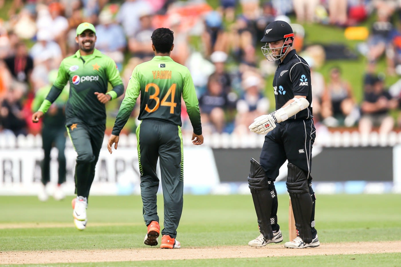 Aamer Yamin had Kane Williamson caught in the deep