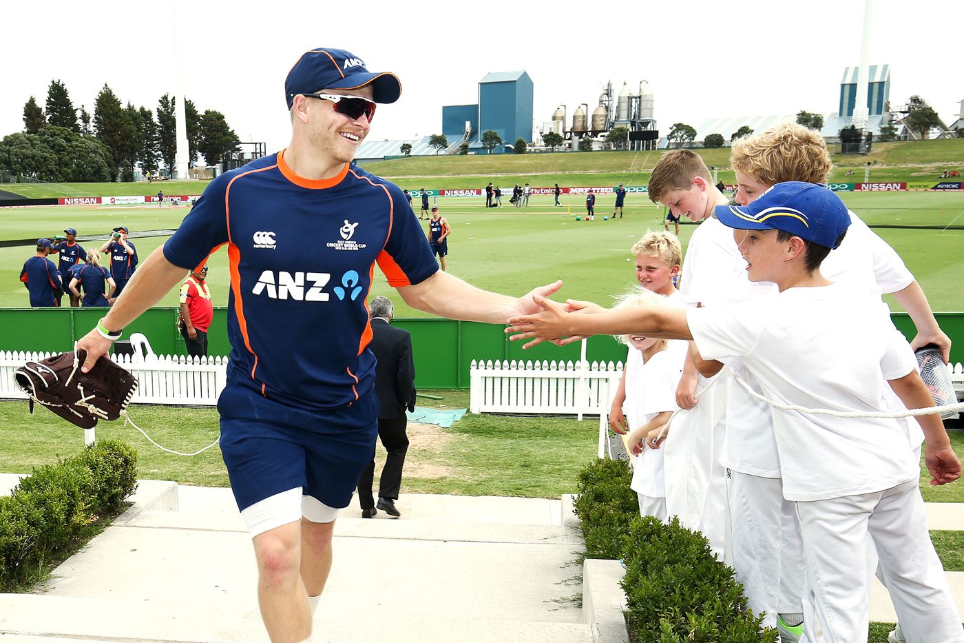 Dale Phillips greets young fans