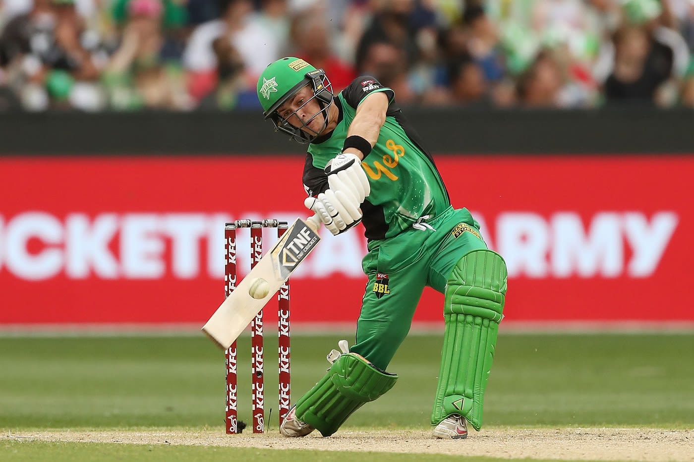 Seb Gotch plays a lofted shot