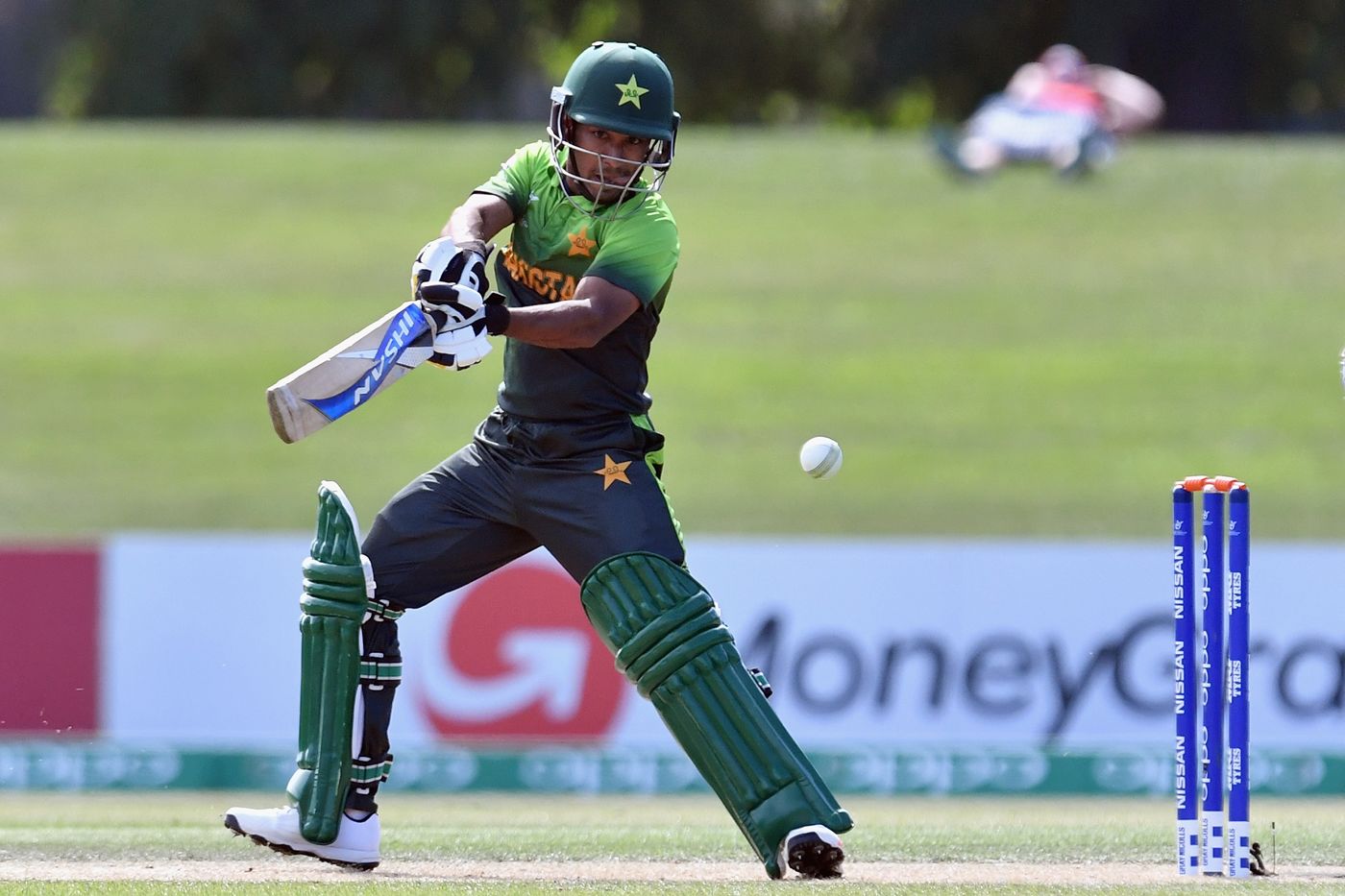 Ali Zaryab Asif cuts one square