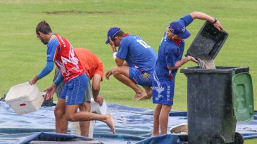 Namibia roll Kenya for 83, denied win by rain  