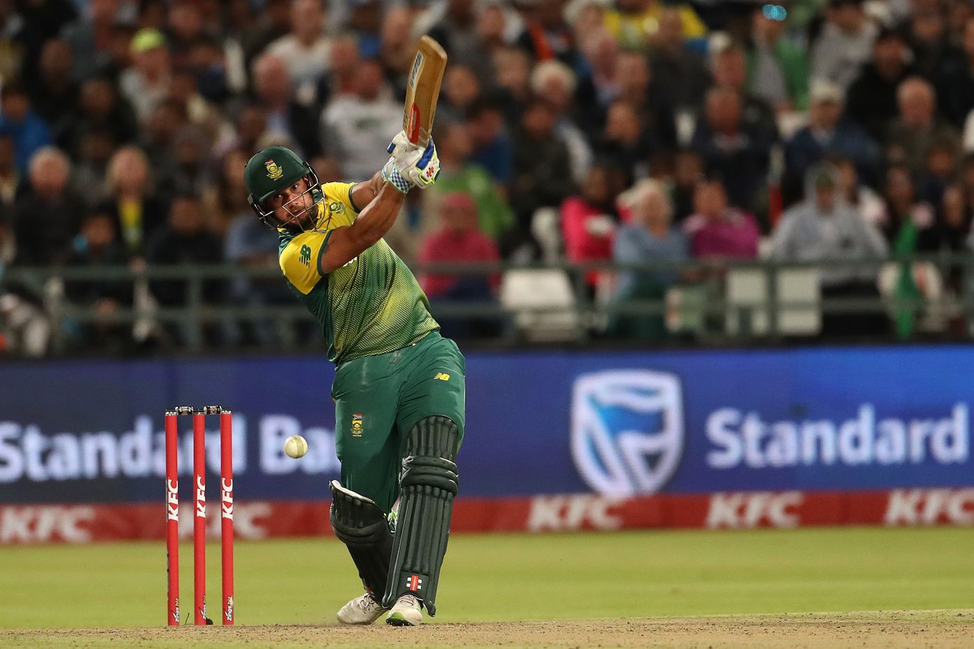 Christiaan Jonker fell one short of a fifty on debut