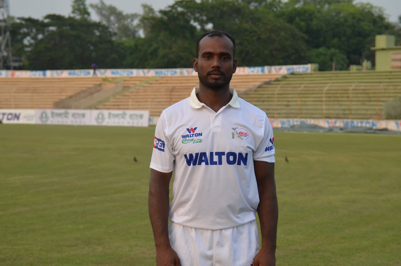 Salauddin Sakil during his Central Zone debut