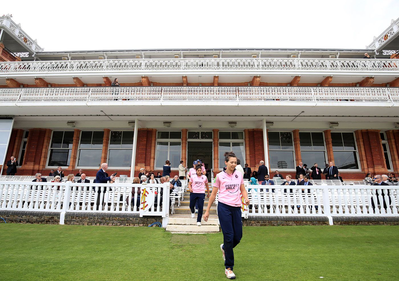 Natasha Miles leads Middlesex onto Lord's