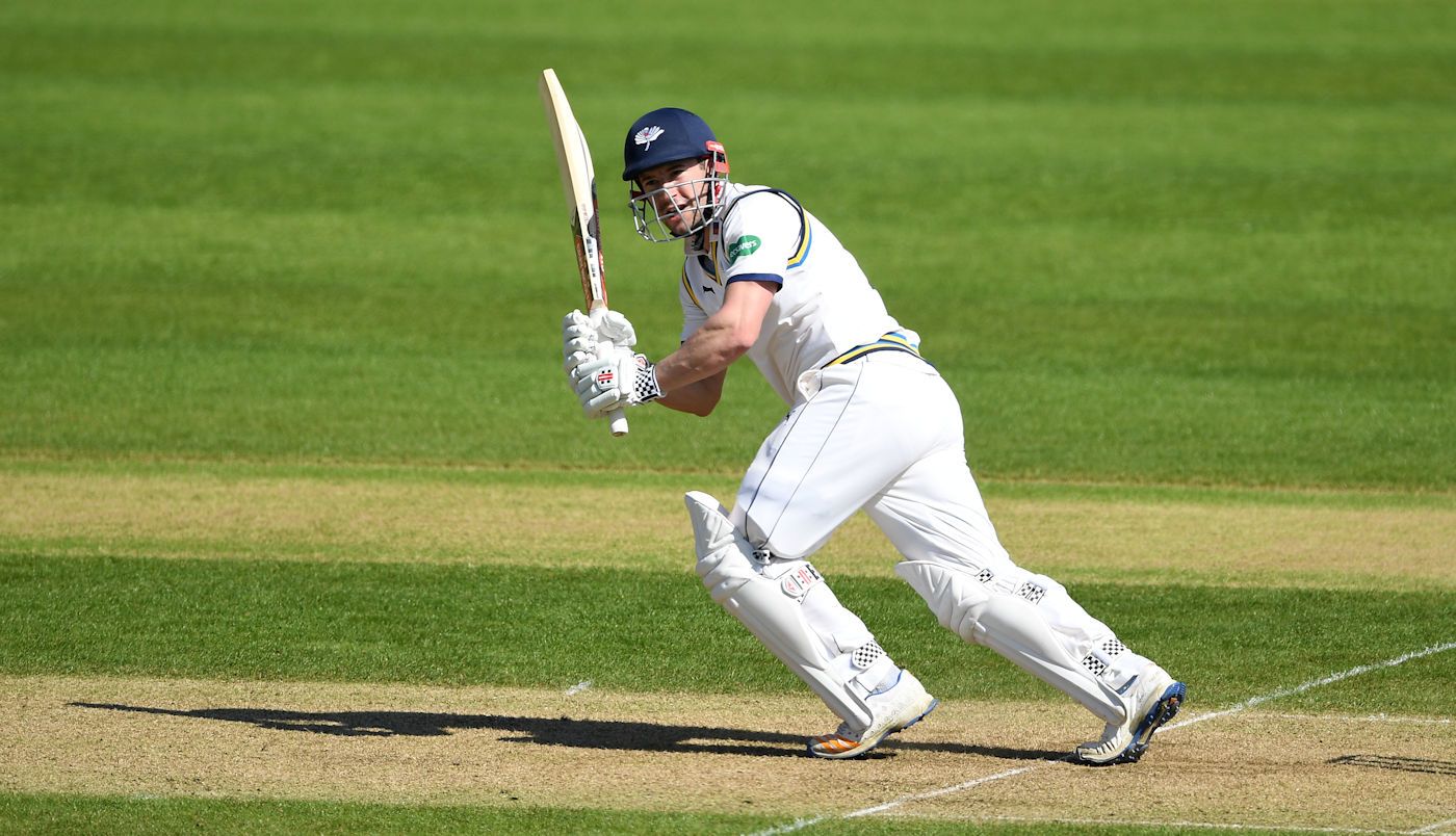 Andy Hodd bats for Yorkshire