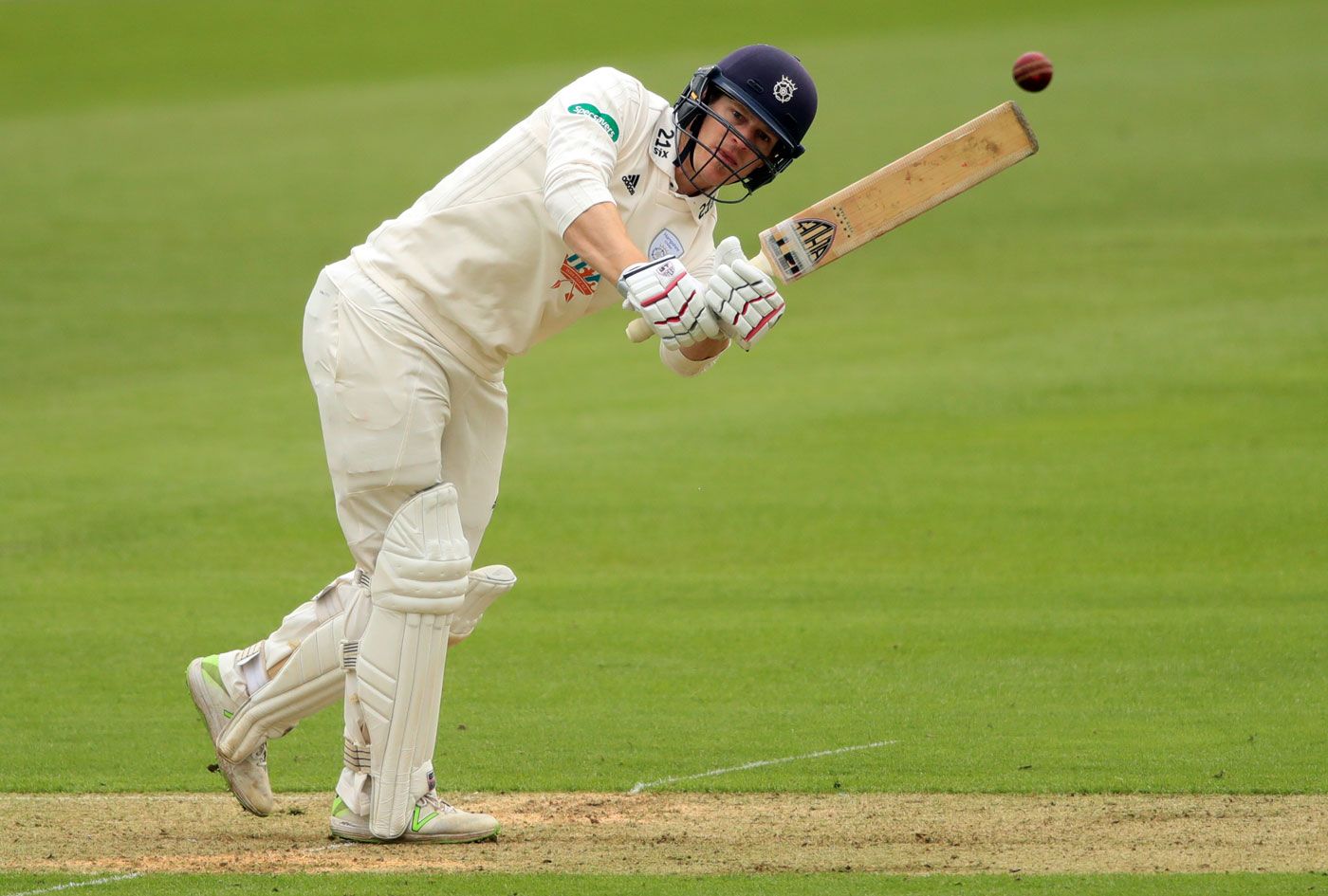 Jimmy Adams flicks into the leg side