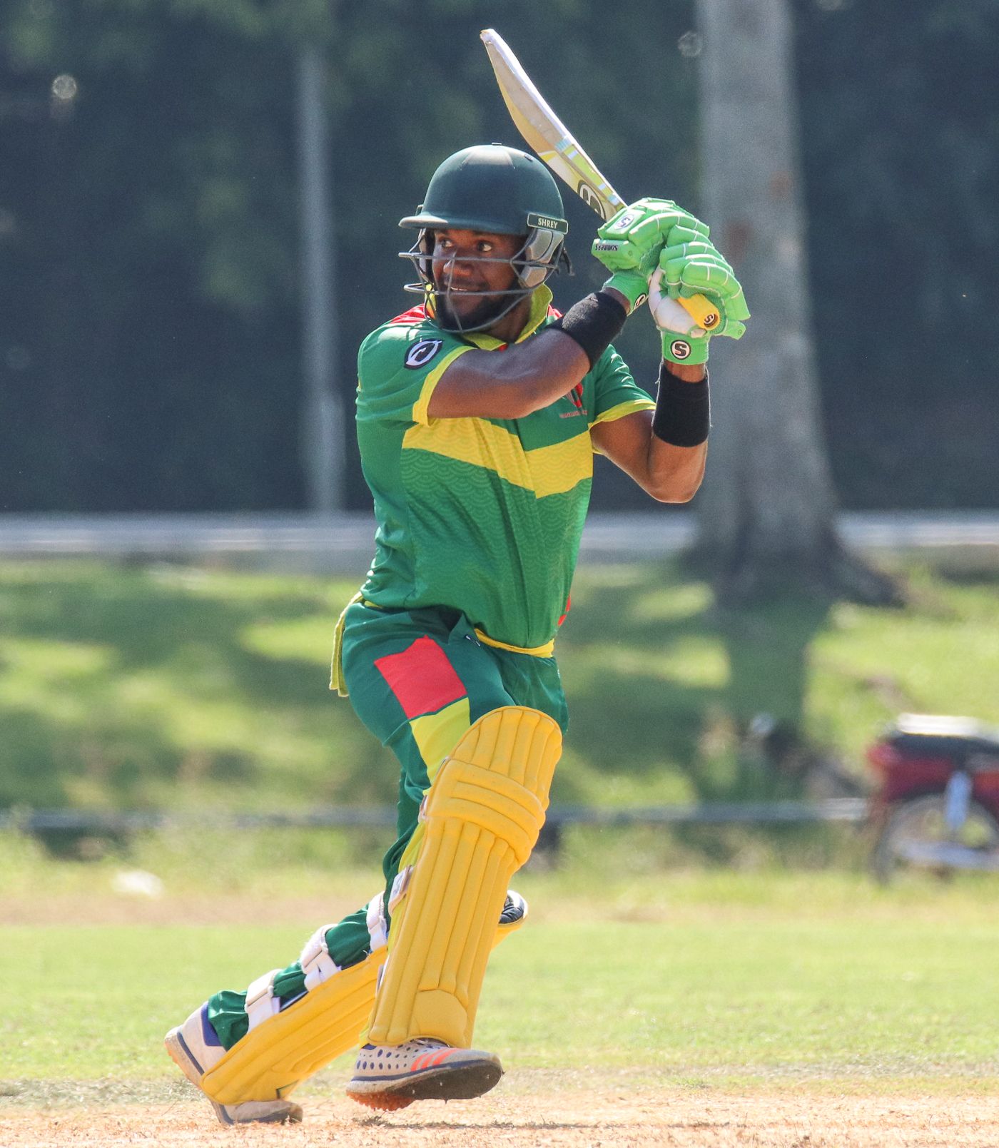 Patrick Matautaava cuts through the off side