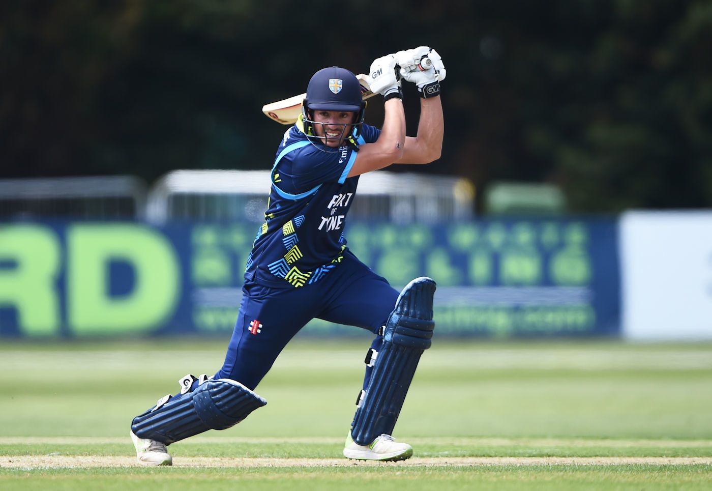 Michael Richardson on the attack for Durham