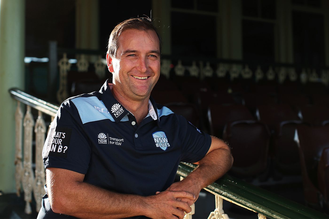 Phil Jaques strikes a pose