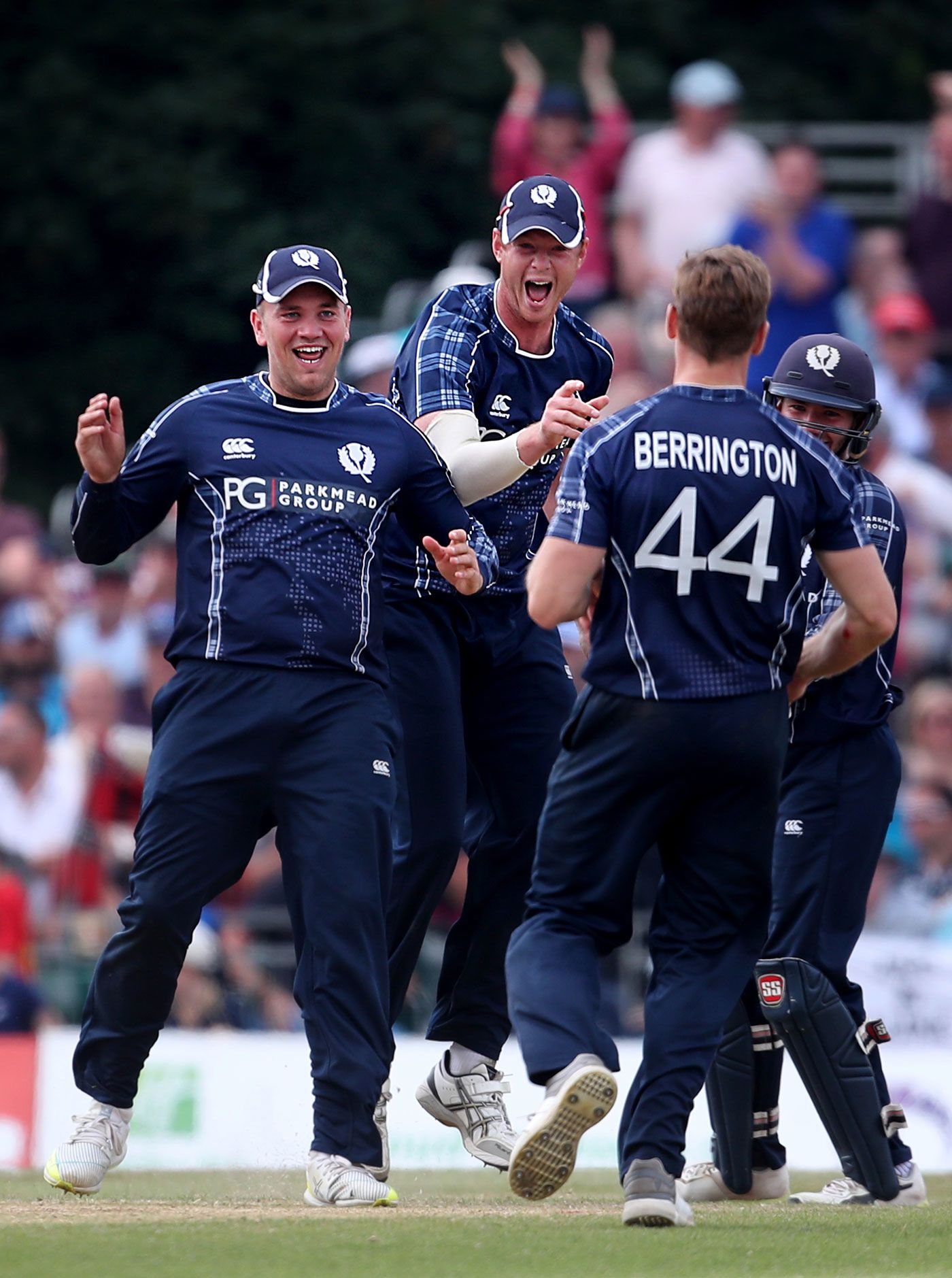 Richie Berrington celebrates a breakthrough