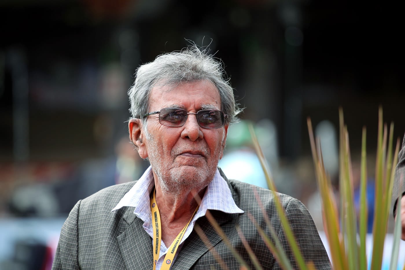 Salim Durani at the Afghanistan's inaugural Test in Bengaluru.
