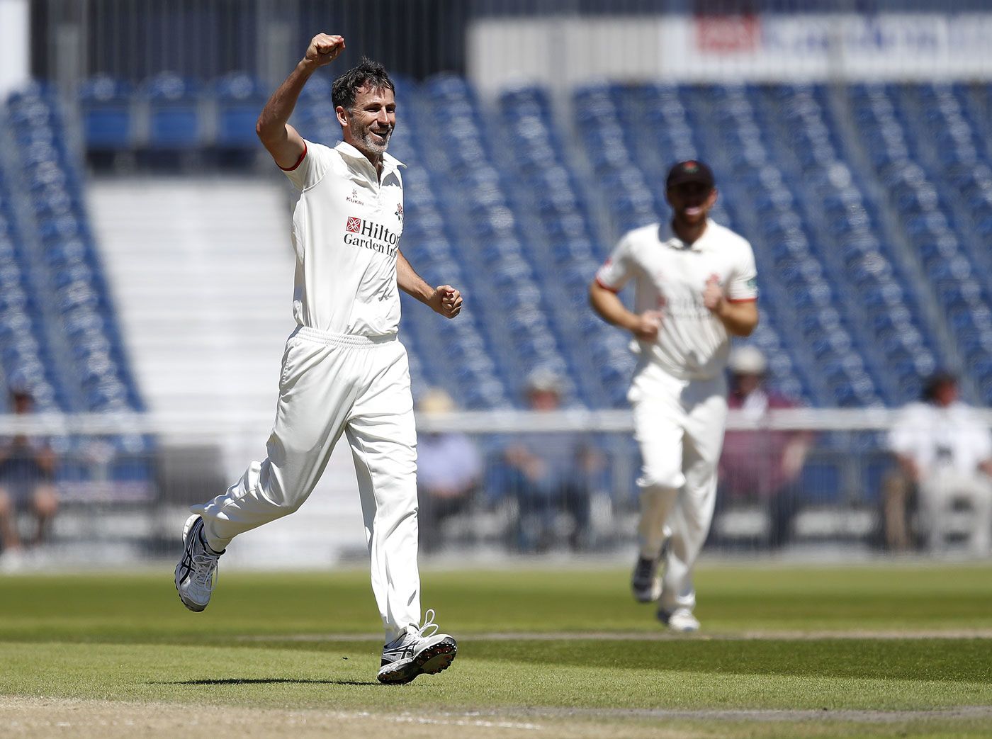 Graham Onions made an early incision with the new ball