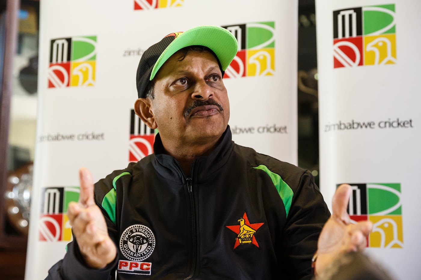 Lalchand Rajput speaks to the media