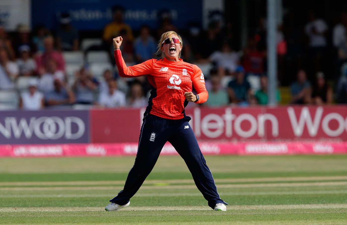 Danielle Hazell played an important role with her offspin