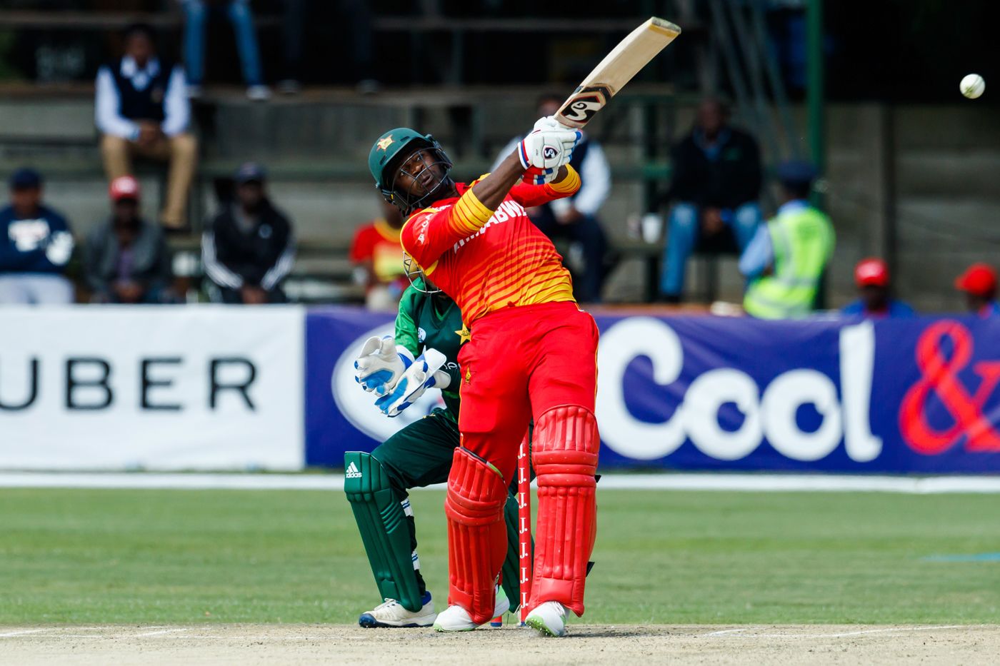 Solomon Mire muscles one over the leg side
