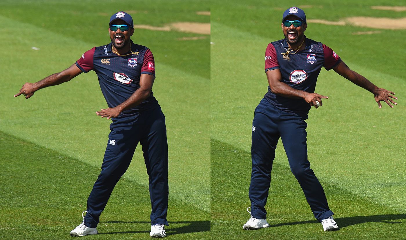 Seekkuge Prasanna brings out the floss in celebration