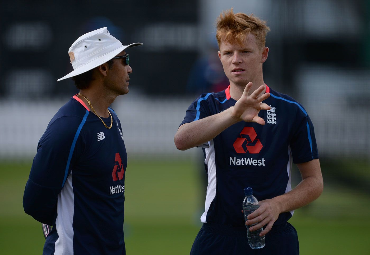 Ollie Pope talks with Mark Ramprakash