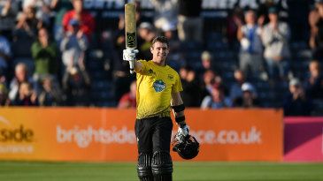 Ian Cockbain's blistering century keeps quarter-final quest on track
