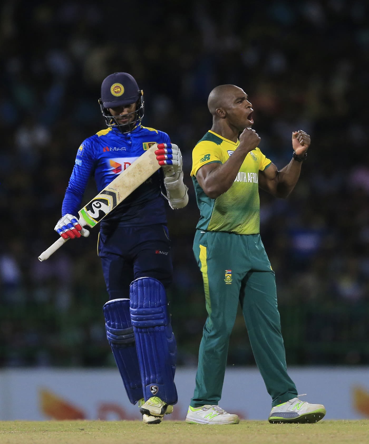 Junior Dala sent Dhananjaya de Silva back