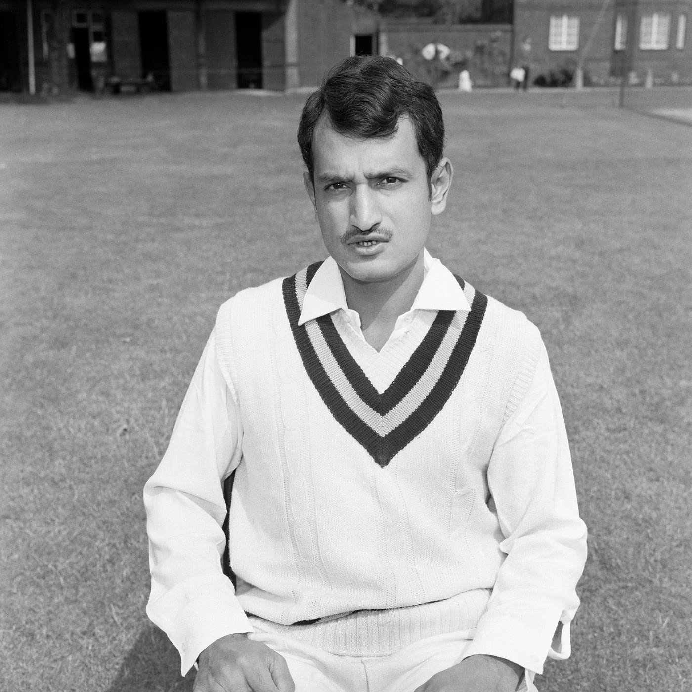 Ajit Wadekar strikes a pose