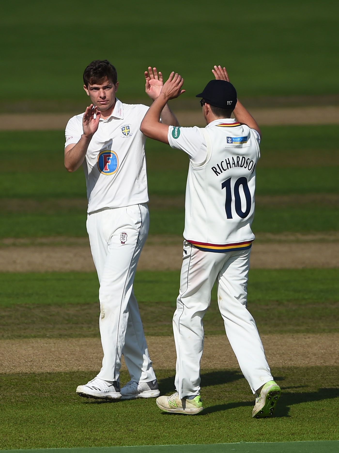 Matt Salisbury celebrates a breakthrough