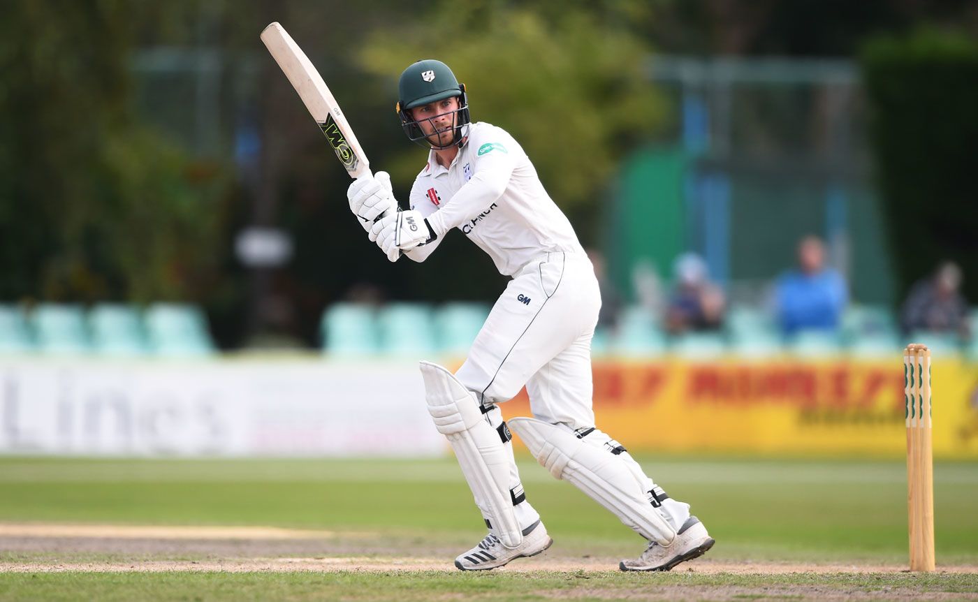 Tom Fell flicks into the leg side