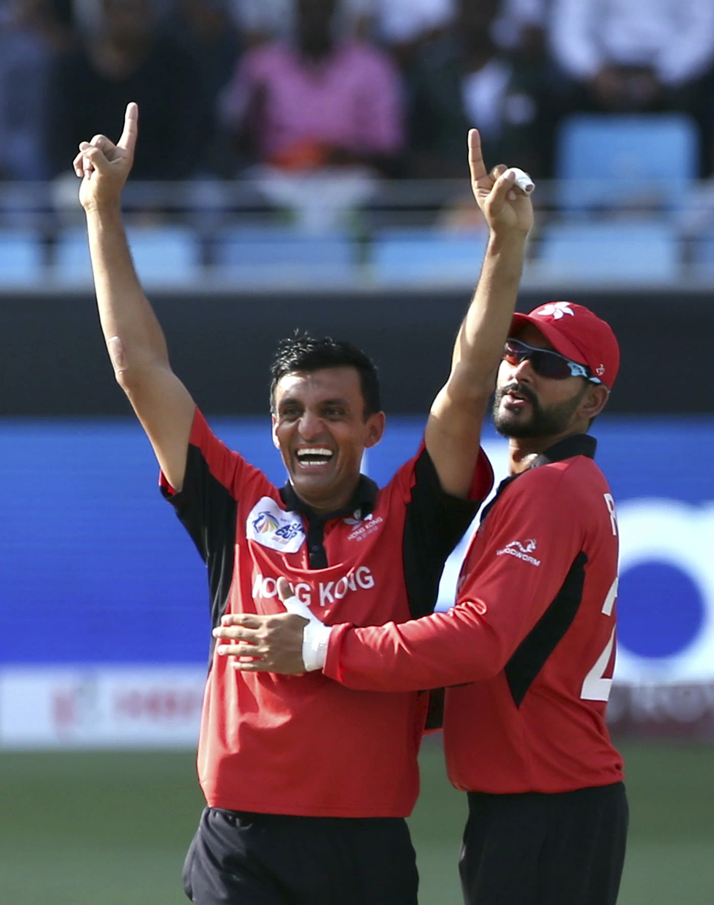 Ehsan Khan enjoyed the wicket of Rohit Sharma