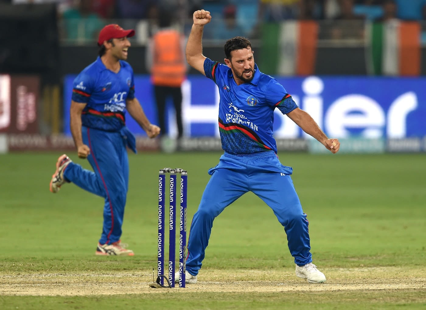 Javed Ahmadi enjoyed MS Dhoni's wicket
