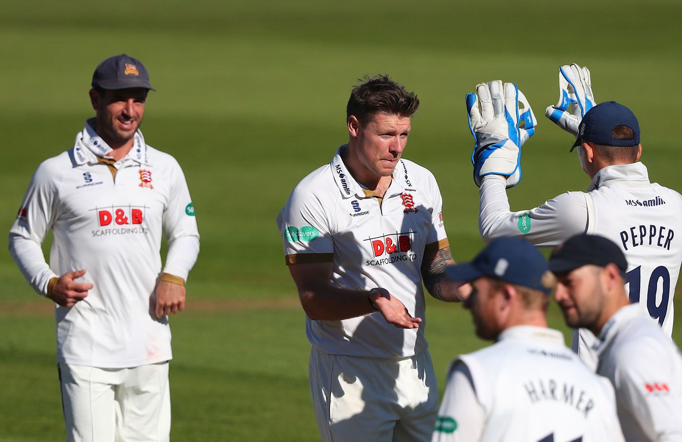 Matt Coles celebrates a breakthrough