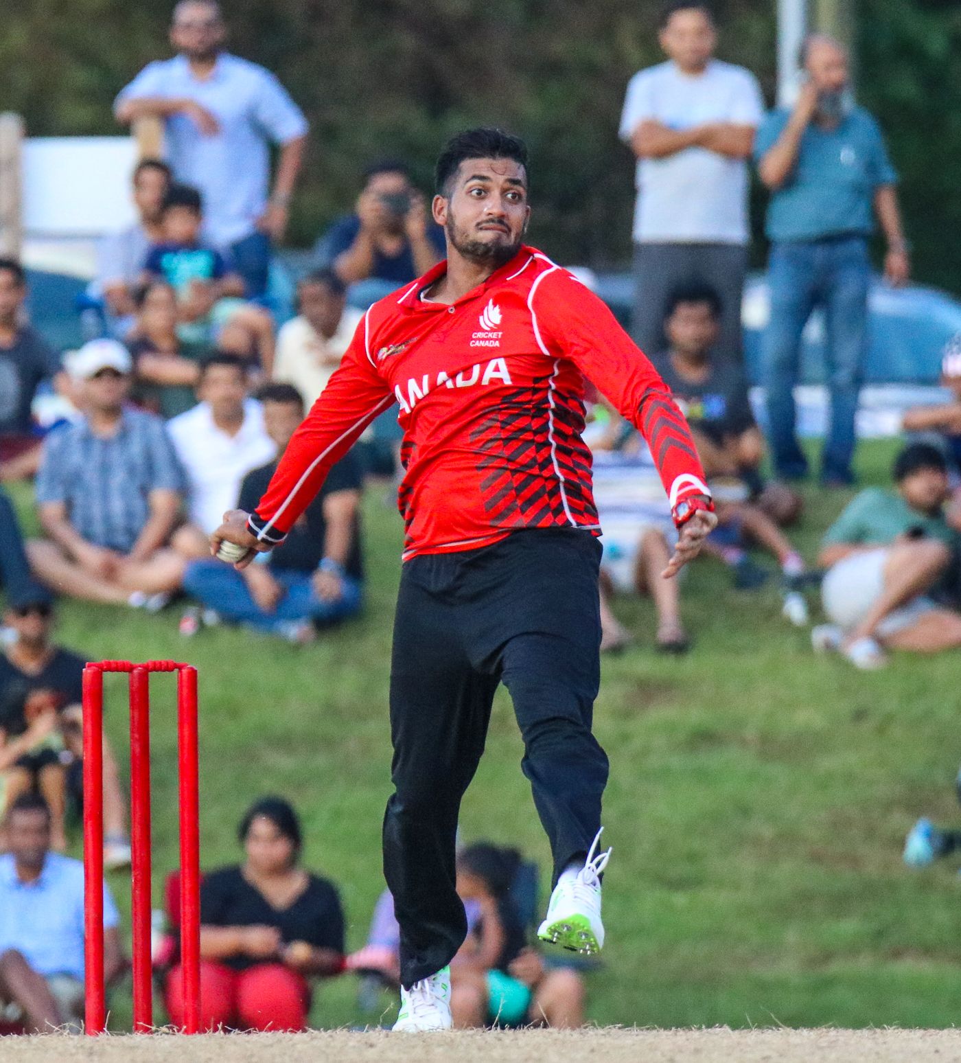 Nikhil Dutta enters his delivery stride