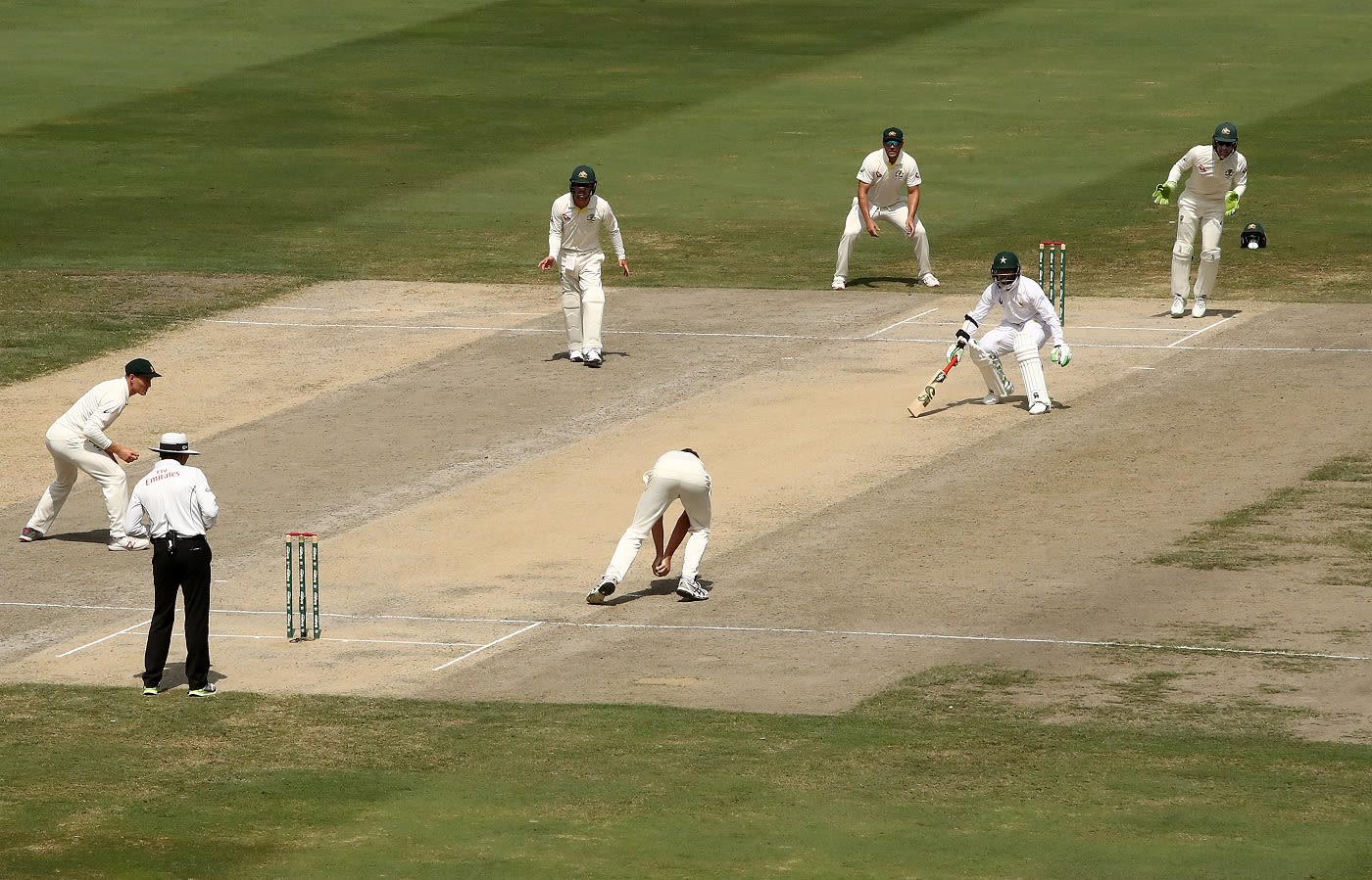 Jon Holland completes a return catch