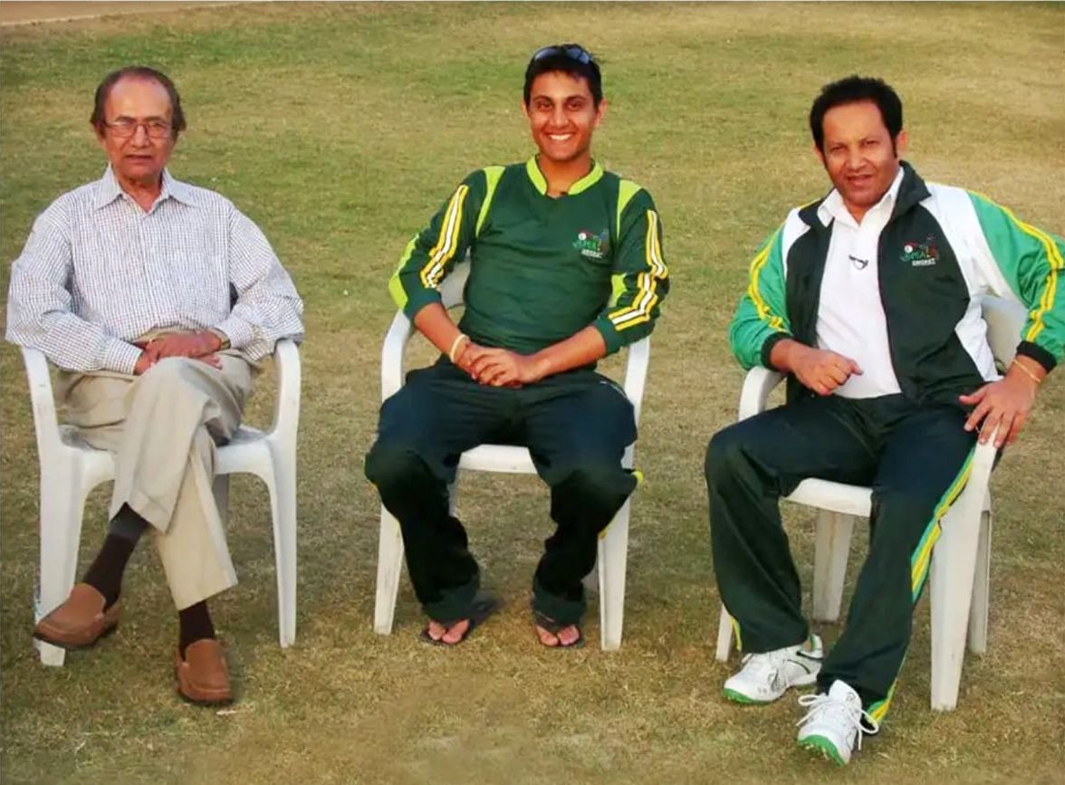 Hanif Mohammad, Shehzar Mohammad and Shoaib Mohammad