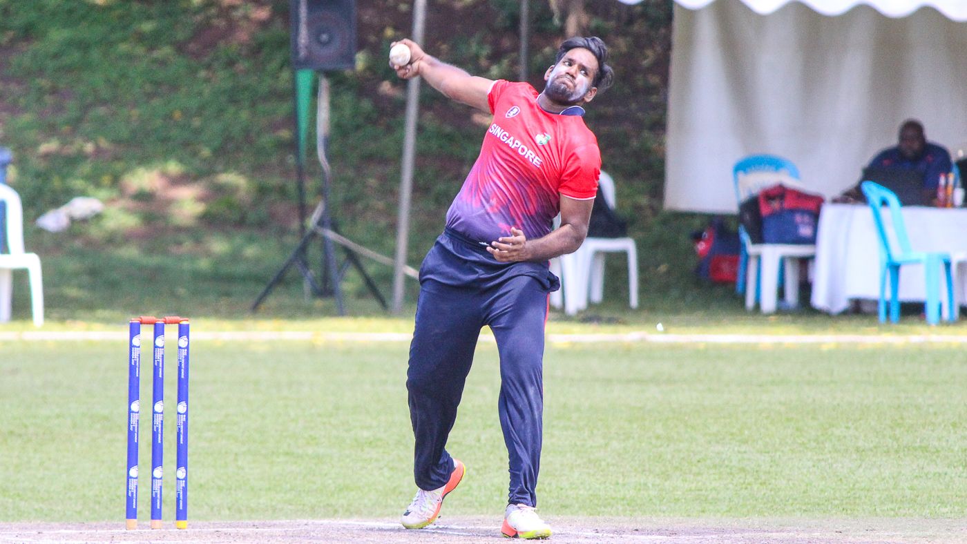 Anantha Krishna spins through his delivery