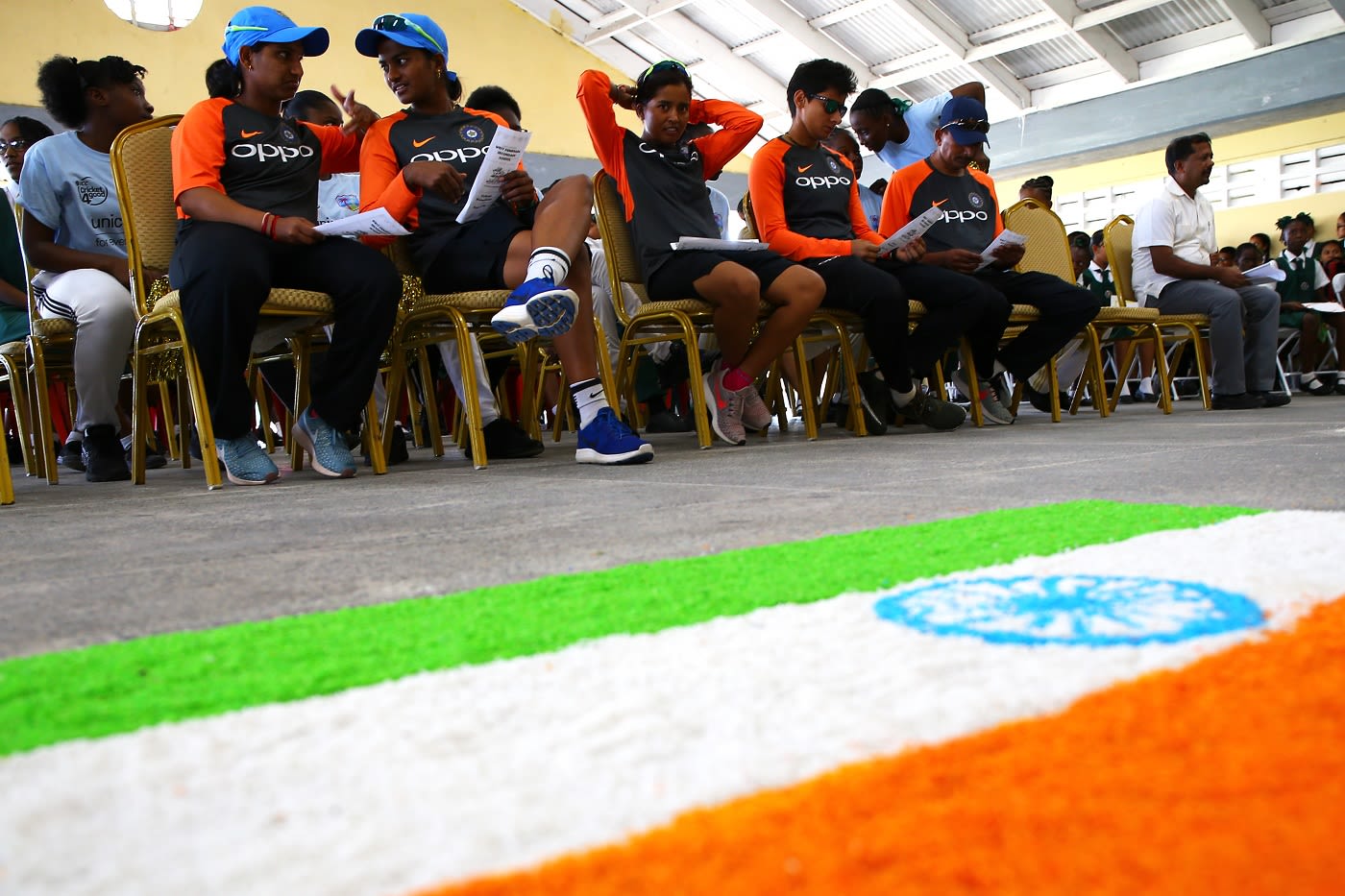 Anuja Patil, Dayalan Hemalatha, Ekta Bisht and Mansi Joshi at a Cricket for Good event
