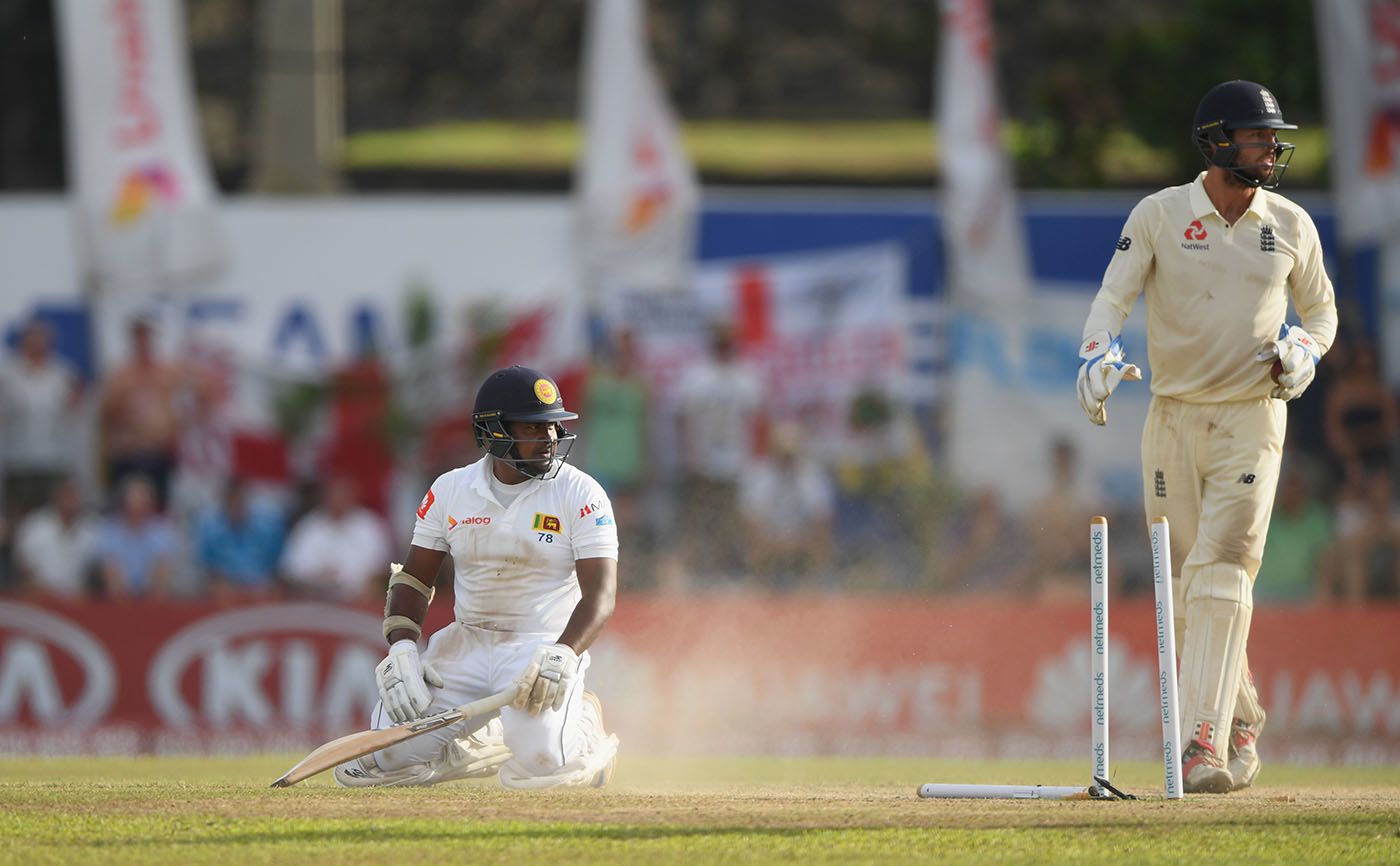 Rangana Herath was run out in his final Test innings