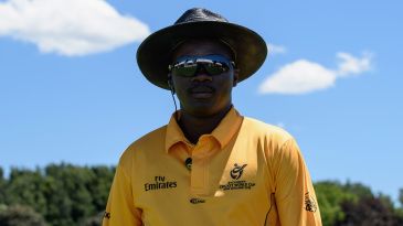 Langton Rusere becomes first Black African to officiate in a Test match