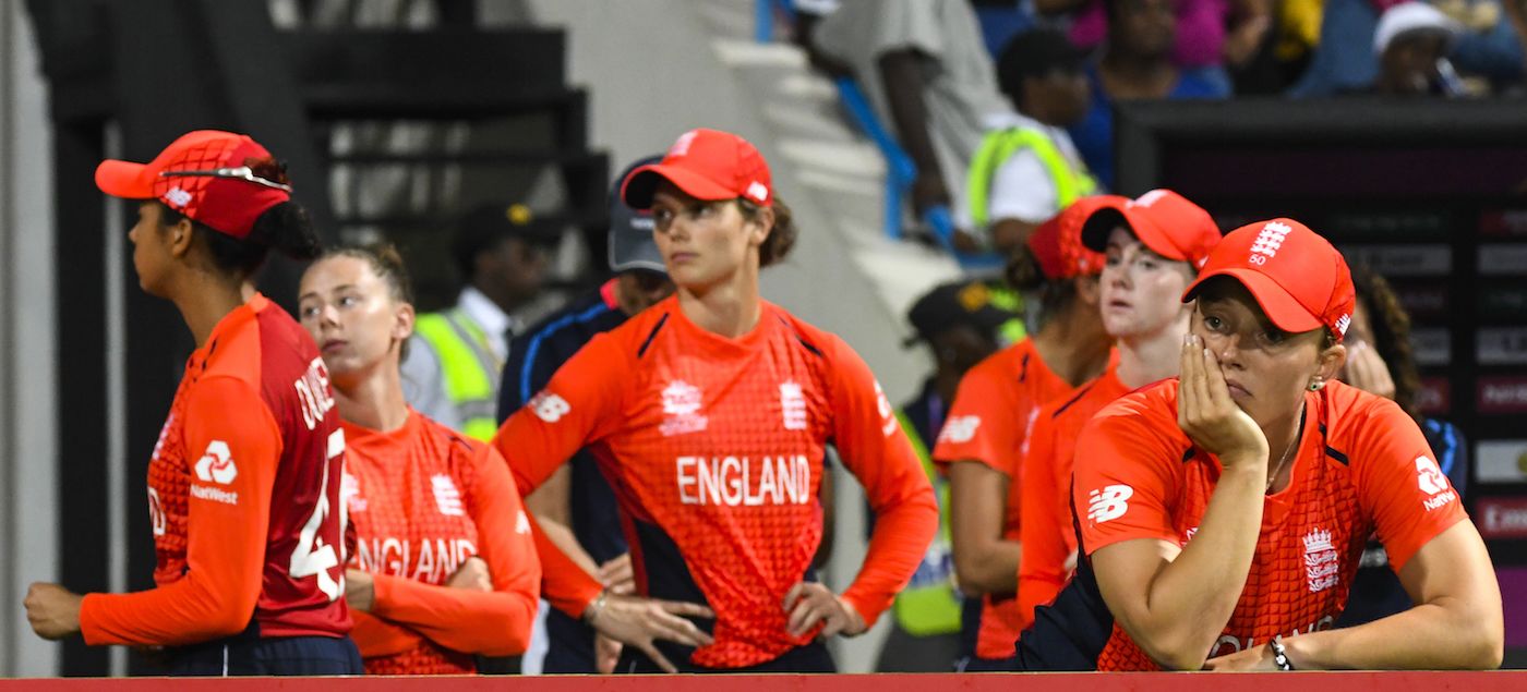 Danielle Hazell and her England team-mates are disappointed after the defeat