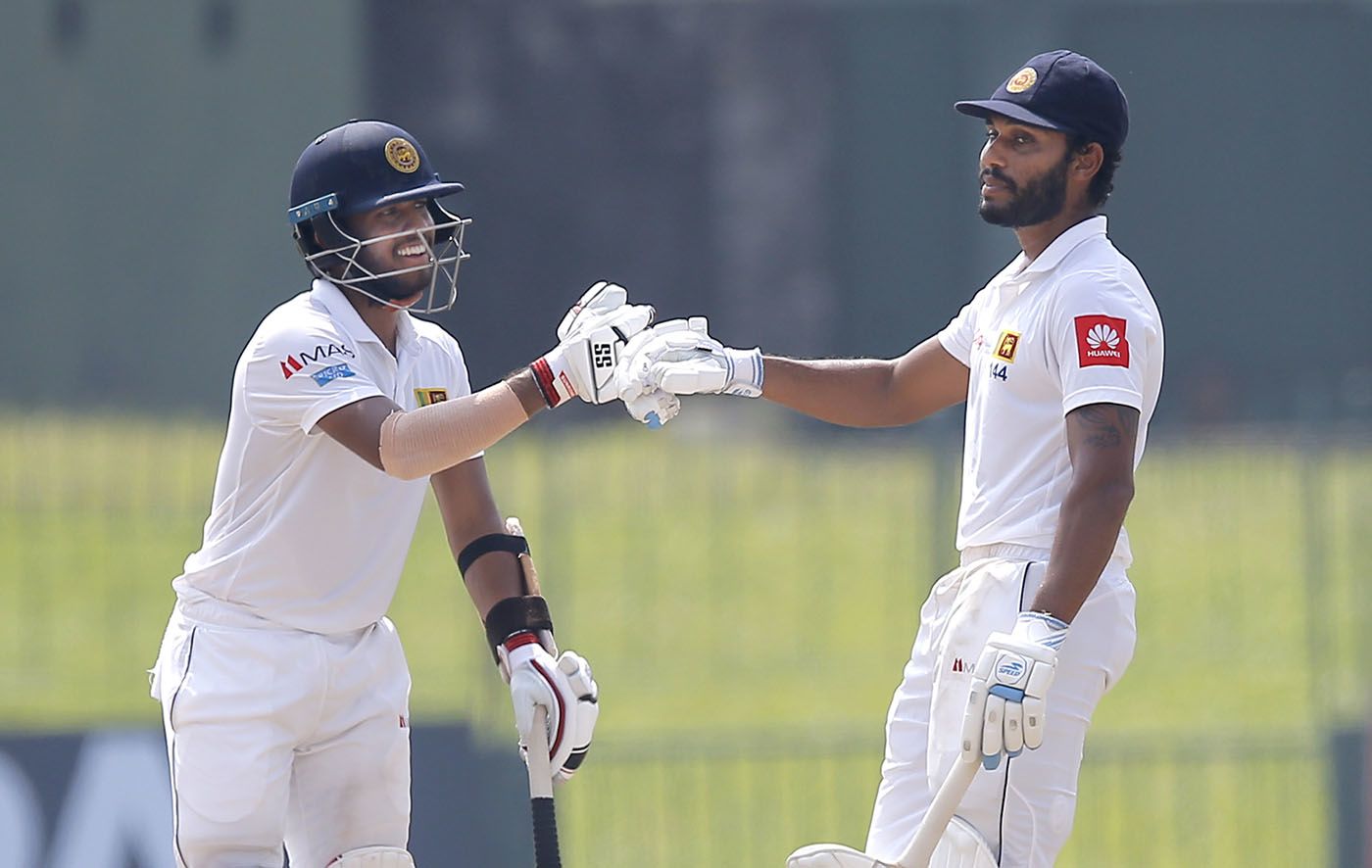 Kusal Mendis and Roshen Silva put on a century stand