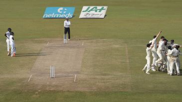 Has a batsman ever been given out lbw by his own father?