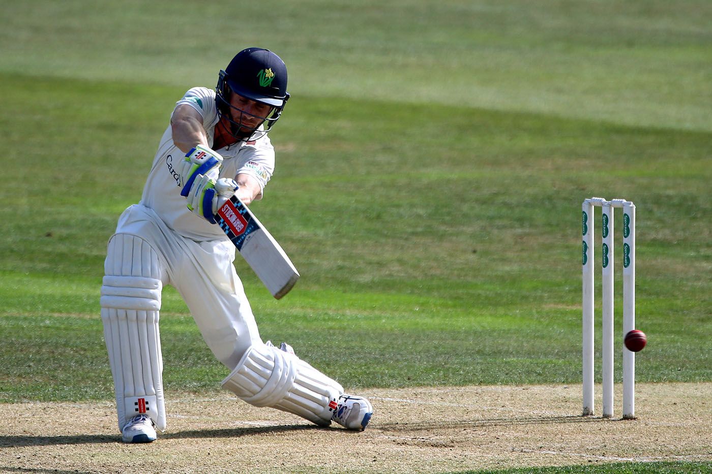 Mark Wallace bats during his final season as a player