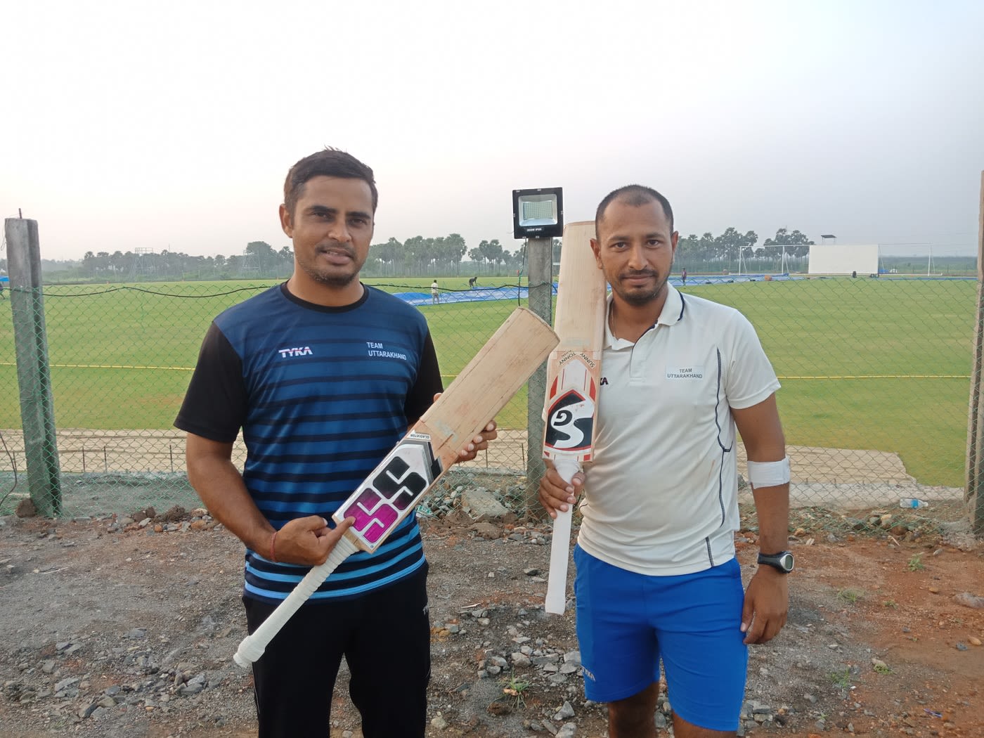 Rajat Bhatia and Vineet Saxena batted the entire day without being separated against Meghalaya