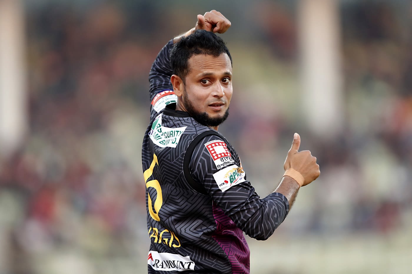 Arafat Sunny took three for eight against Dhaka Dynamites