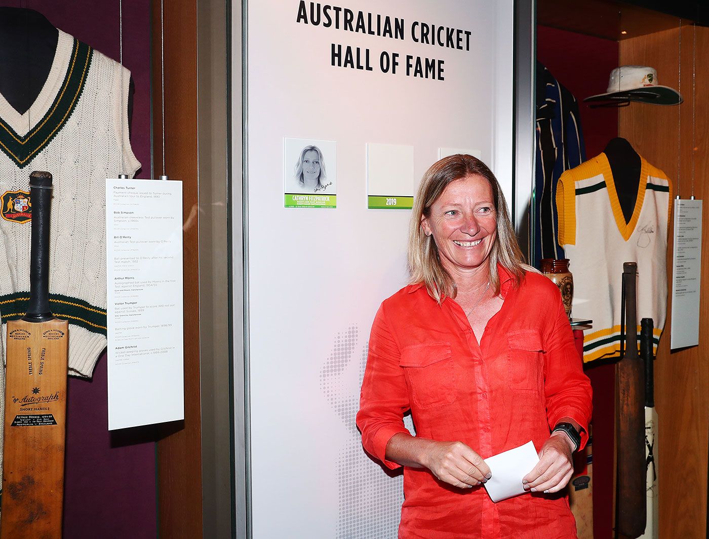 Cathryn Fitzpatrick was unveiled in Australia's Hall of Fame