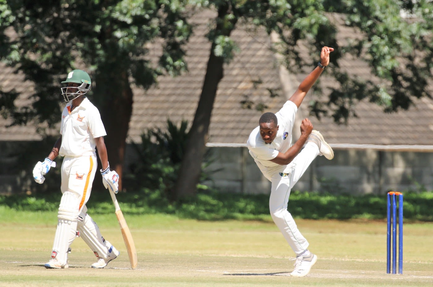 Shingi Masakadza in his follow through