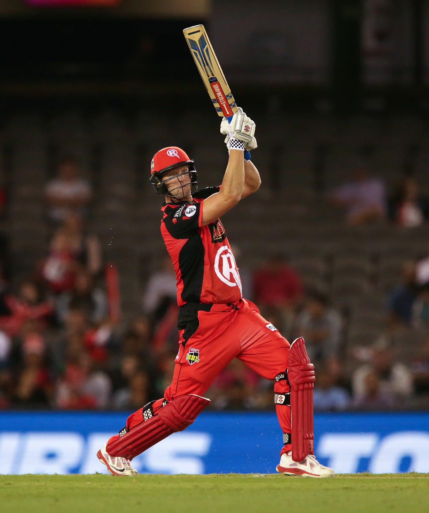 Cameron White muscles one over the boundary
