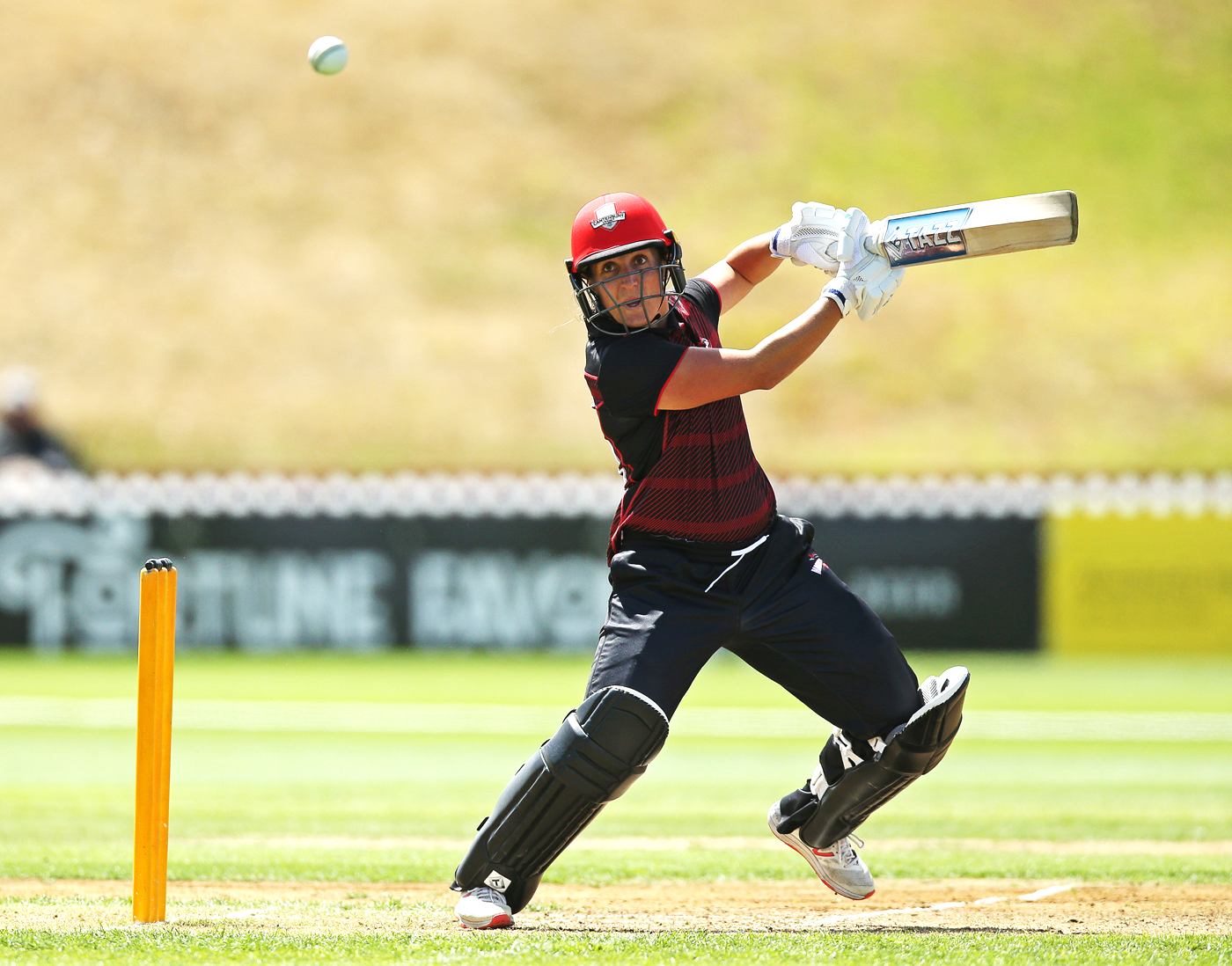 Kate Ebrahim clobbers one towards point