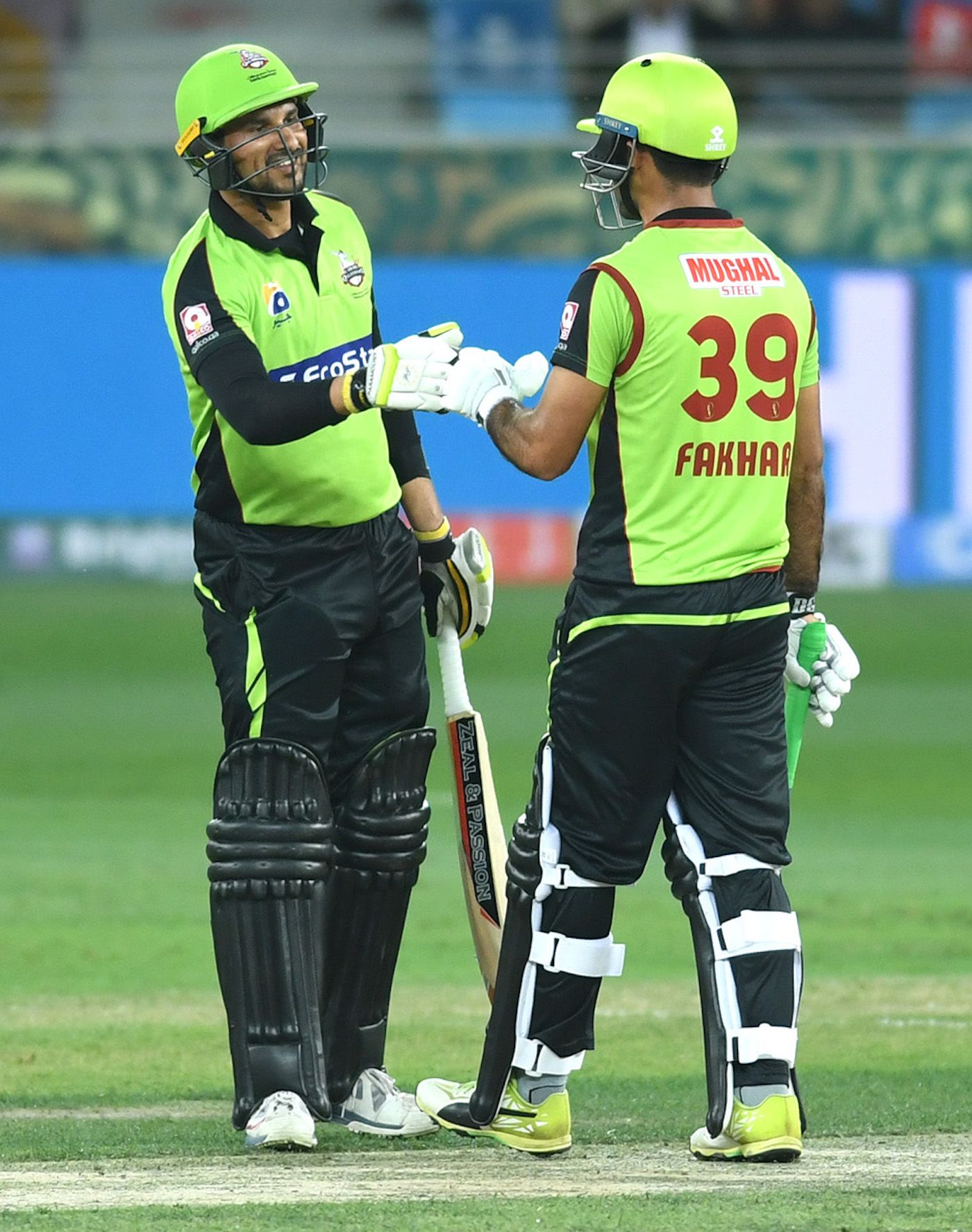 Sohail Akhtar put on a strong partnership with Fakhar Zaman