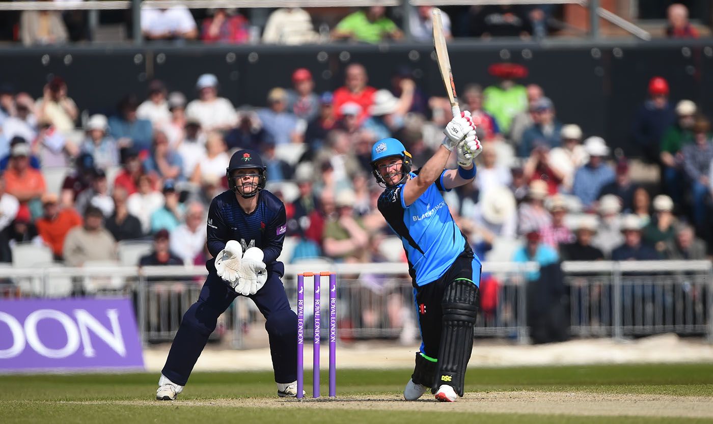 Riki Wessels hits down the ground