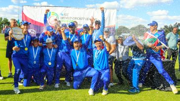 Namibia claim Division 2 title with maiden ODI victory